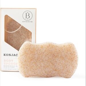 Bathorium Konjac Walnut Shell Exfoliating Body Sponge